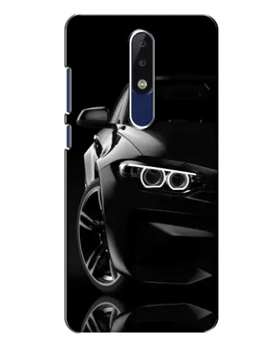 Чехол для Nokia 5.1 Plus (X5) с картинкой «Черная BMW — профиль» Чехол для Nokia 5.1 Plus (X5) с картинкой «Черная BMW — профиль»