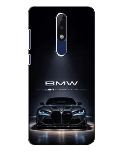 Чехол для Nokia 5.1 Plus (X5) с картинкой «BMW сквозь ночной город» Чехол для Nokia 5.1 Plus (X5) с картинкой «BMW сквозь ночной город»