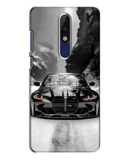 Чехол для Nokia 5.1 Plus (X5) с картинкой «BMW — акварельный дрифт»