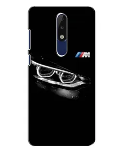 Чехол для Nokia 5.1 Plus (X5) с картинкой «BMW — взгляд тигра»