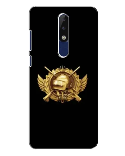 Чехол для Nokia 5.1 Plus (X5) с картинкой «PUBG — оранжевый градиент» Чехол для Nokia 5.1 Plus (X5) с картинкой «PUBG — оранжевый градиент»