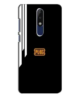 Чехол для Nokia 5.1 Plus (X5) с картинкой «PUBG — вертикальные линии»