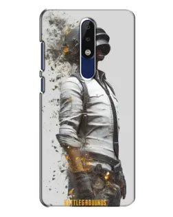 Чехол для Nokia 5.1 Plus (X5) с картинкой «PUBG — боец в пыли»
