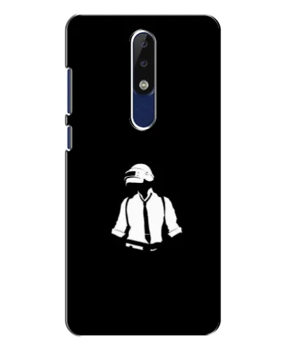 Чехол для Nokia 5.1 Plus (X5) с картинкой «PUBG — белый шлем» Чехол для Nokia 5.1 Plus (X5) с картинкой «PUBG — белый шлем»