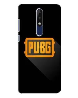 Чехол для Nokia 5.1 Plus (X5) с картинкой «PUBG — рамка лого»