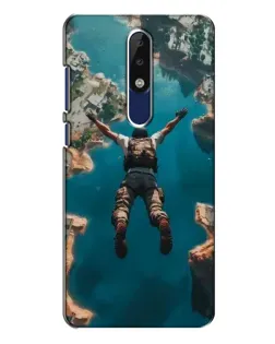 Чехол для Nokia 5.1 Plus (X5) с картинкой «PUBG — свободное падение»