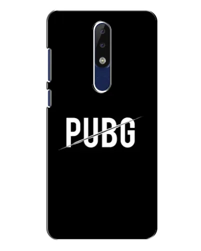 Чехол для Nokia 5.1 Plus (X5) с картинкой «PUBG — белый логотип» Чехол для Nokia 5.1 Plus (X5) с картинкой «PUBG — белый логотип»
