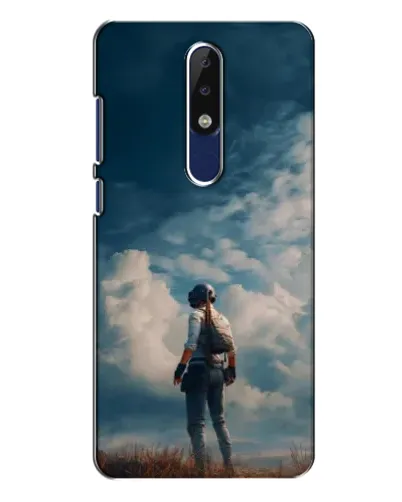 Чехол для Nokia 5.1 Plus (X5) с картинкой «Герой PUBG на скале» Чехол для Nokia 5.1 Plus (X5) с картинкой «Герой PUBG на скале»