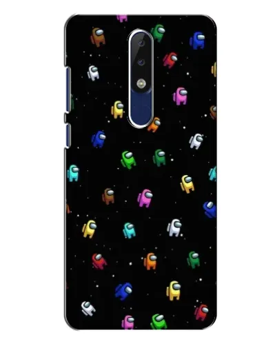 Чехол для Nokia 5.1 Plus (X5) с картинкой «Экипаж Among Us»