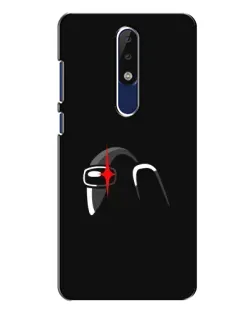 Чехол для Nokia 5.1 Plus (X5) с картинкой «Among Us шлем»