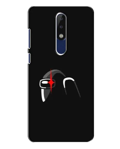 Чехол для Nokia 5.1 Plus (X5) с картинкой «Among Us шлем»