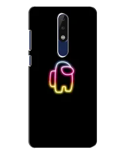 Чехол для Nokia 5.1 Plus (X5) с картинкой «Among Us градиент»