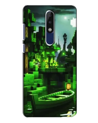 Чехол для Nokia 5.1 Plus (X5) с картинкой «Minecraft лесной пейзаж» Чехол для Nokia 5.1 Plus (X5) с картинкой «Minecraft лесной пейзаж»