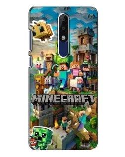 Чехол для Nokia 5.1 Plus (X5) с картинкой «Замок Minecraft»