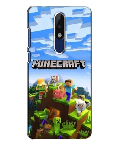 Чехол для Nokia 5.1 Plus (X5) с картинкой «Minecraft классический мир» Чехол для Nokia 5.1 Plus (X5) с картинкой «Minecraft классический мир»