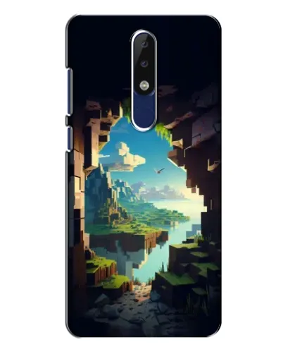 Чехол для Nokia 5.1 Plus (X5) с картинкой «Вид из пещеры» Чехол для Nokia 5.1 Plus (X5) с картинкой «Вид из пещеры»