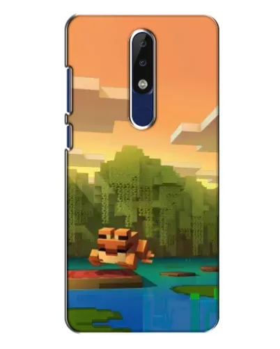 Чехол для Nokia 5.1 Plus (X5) с картинкой «Майнкрафт закат солнца» Чехол для Nokia 5.1 Plus (X5) с картинкой «Майнкрафт закат солнца»