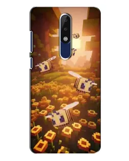 Чехол для Nokia 5.1 Plus (X5) с картинкой «Поле подсолнухов»