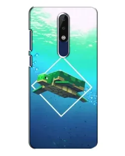 Чохол для Nokia 5.1 Plus (X5) з картинкою «Черепаха Minecraft» Чохол для Nokia 5.1 Plus (X5) з картинкою «Черепаха Minecraft»