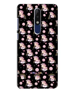Чехол для Nokia 5.1 Plus (X5) с картинкой «Magic Unicorn паттерн»