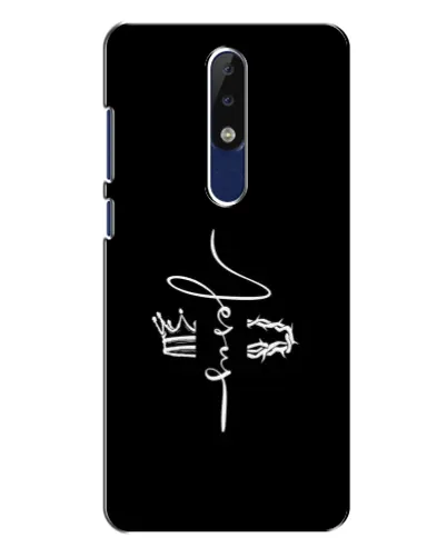 Чехол для Nokia 5.1 Plus (X5) с картинкой «Король Славы Jesus»