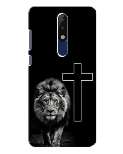 Чехол для Nokia 5.1 Plus (X5) с картинкой «Лев и Крест»