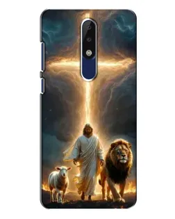 Чехол для Nokia 5.1 Plus (X5) с картинкой «Лев Иуды и Свет»