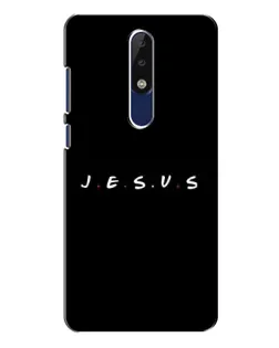 Чехол для Nokia 5.1 Plus (X5) с картинкой «Точки веры J.E.S.U.S.»