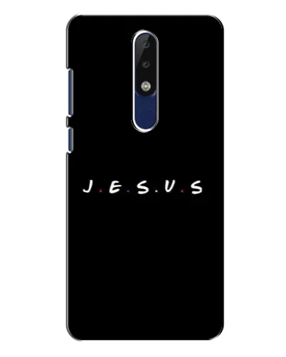 Чехол для Nokia 5.1 Plus (X5) с картинкой «Точки веры J.E.S.U.S.»
