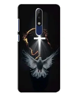 Чехол для Nokia 5.1 Plus (X5) с картинкой «Голубь и Свет»