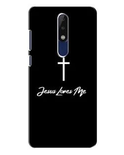 Чехол для Nokia 5.1 Plus (X5) с картинкой «Иисус любит тебя»