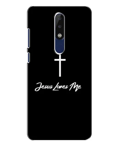 Чехол для Nokia 5.1 Plus (X5) с картинкой «Иисус любит тебя»