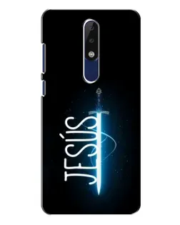 Чехол для Nokia 5.1 Plus (X5) с картинкой «Меч Духа Jesus»
