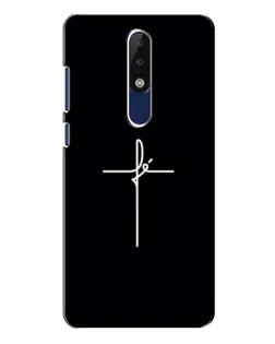 Чехол для Nokia 5.1 Plus (X5) с картинкой «Тонкий крест»