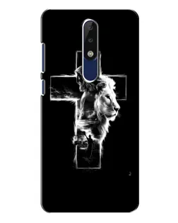 Чехол для Nokia 5.1 Plus (X5) с картинкой «Сияющий крест Jesus»