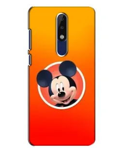 Чехол для Nokia 5.1 Plus (X5) с картинкой «Mickey в круге»