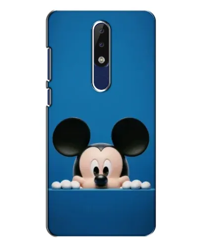 Чехол для Nokia 5.1 Plus (X5) с картинкой «Микки выглядывает»