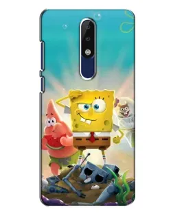 Чехол для Nokia 5.1 Plus (X5) с картинкой «Спанч Боб победитель»