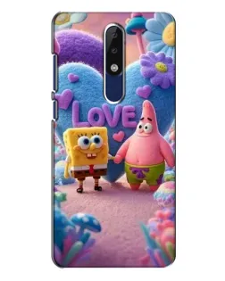 Чехол для Nokia 5.1 Plus (X5) с картинкой «Губка Боб Патрик»