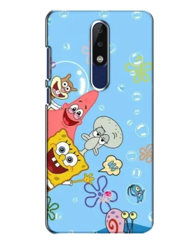 Чехол для Nokia 5.1 Plus (X5) с картинкой «Веселые пузырьки»
