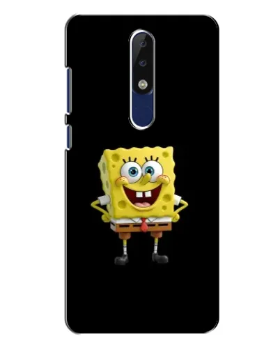 Чехол для Nokia 5.1 Plus (X5) с картинкой «Классический Губка Боб»