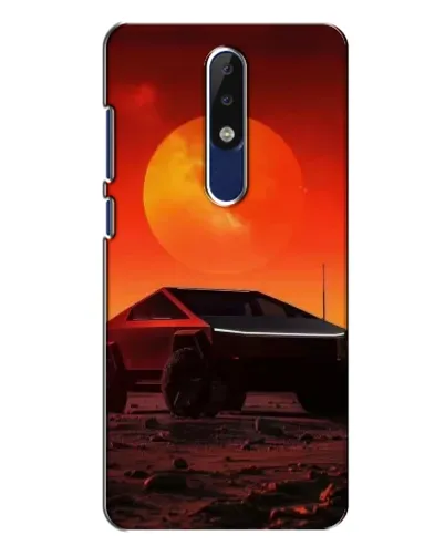 Чохол для Nokia 5.1 Plus (X5) з картинкою «Cybertruck на Марсі»