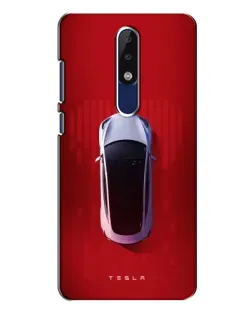 Чохол для Nokia 5.1 Plus (X5) з картинкою «Tesla Top View»