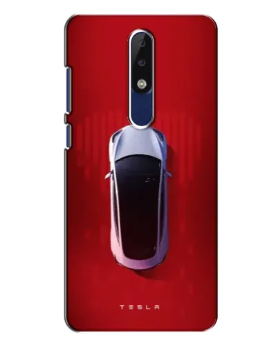 Чохол для Nokia 5.1 Plus (X5) з картинкою «Tesla Top View»