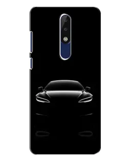 Чохол для Nokia 5.1 Plus (X5) з картинкою «Силует Tesla Night»