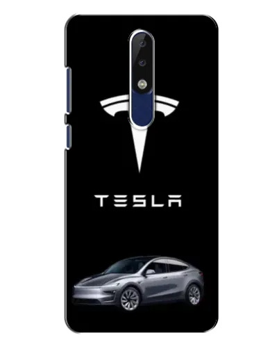 Чохол для Nokia 5.1 Plus (X5) з картинкою «Tesla Model Y»
