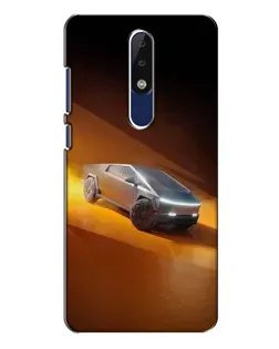Чохол для Nokia 5.1 Plus (X5) з картинкою «Cybertruck у пустелі»