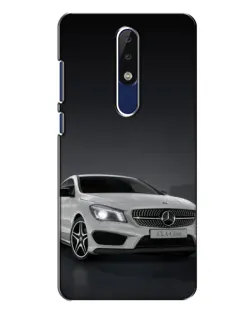 Чохол для Nokia 5.1 Plus (X5) з картинкою «Mercedes AMG GT Silver»