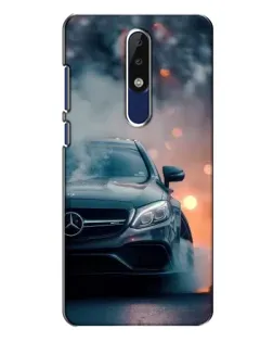 Чохол для Nokia 5.1 Plus (X5) з картинкою «Mercedes — нічне місто»
