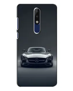 Чохол для Nokia 5.1 Plus (X5) з картинкою «Mercedes на чорному»